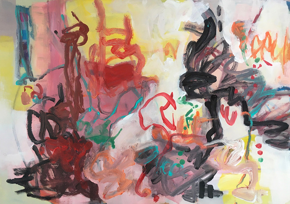 Freie Malerei: Tanz der Farben