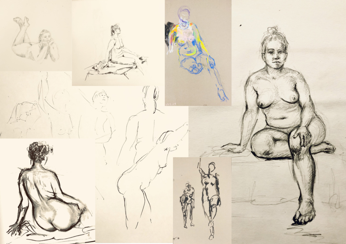 Aktzeichnen lernen – vom schnellen Croquis (Skizze) bis zur Aktstudie